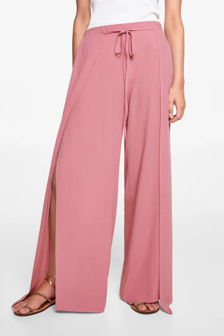 Pantalón palazzo con aberturas de Mango Teen en Pantalones para argentina