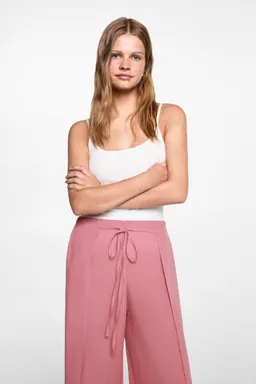 Pantalón palazzo con aberturas de Mango Teen en Pantalones para argentina