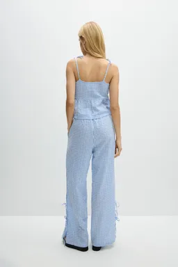 Pantalón textura cuadro vichy de Lefties en Pantalones para argentina