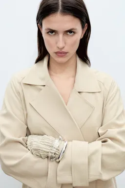 Trench suave con cinturón de Mango en Chaquetas para argentina