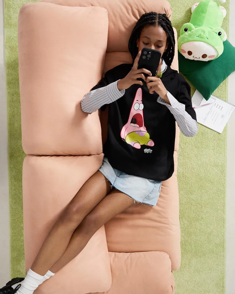 Remera bob esponja manga corta de Bershka en Remeras y Polos para argentina