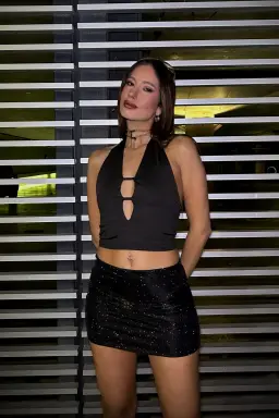 Top Microfibra Escotado de Nievechic en Tops para argentina