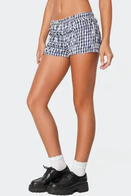Short gingham fruncido de Edikted en Shorts para argentina