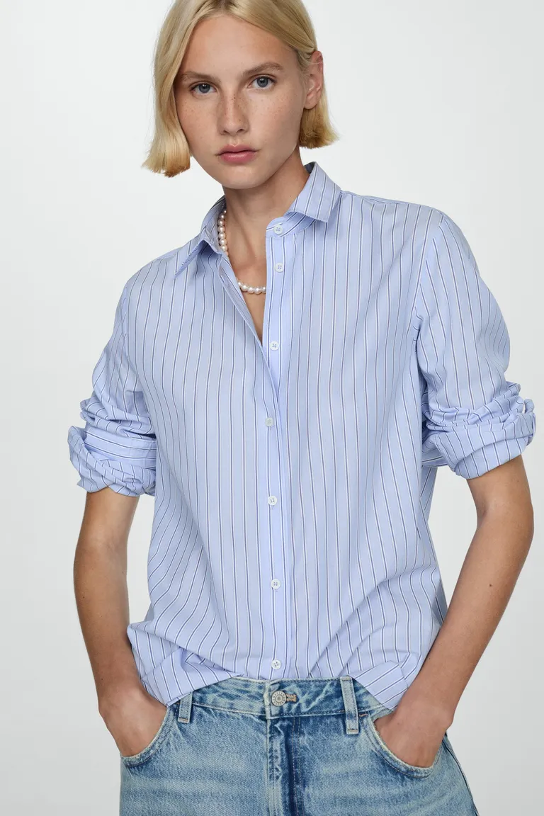 Camisa regular lyocell algodón de Mango en Camisas para argentina