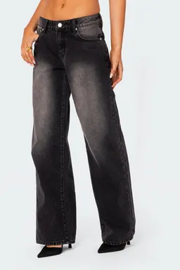 Jeans magda tiro bajo lavado de Edikted en Pantalones para argentina