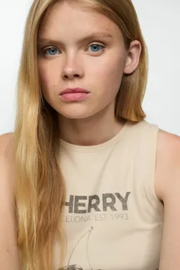 Top tirantes estampado de Mango en Tops para argentina