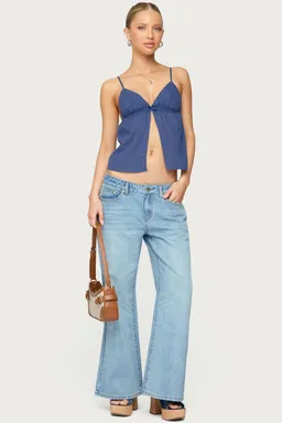 Musculosa otis con abertura frontal de Edikted en Tops para argentina