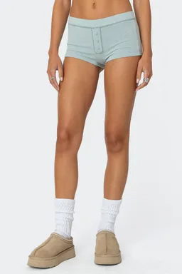 Micro shorts maelle pointelle de Edikted en Shorts para argentina
