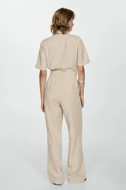 Mono lyocell cuello camisero de Mango en Monos para argentina