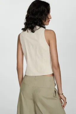 Top rayas con cremallera de Mango en Tops para argentina