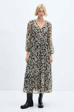Vestido midi estampado floral de Mango en Vestidos para argentina