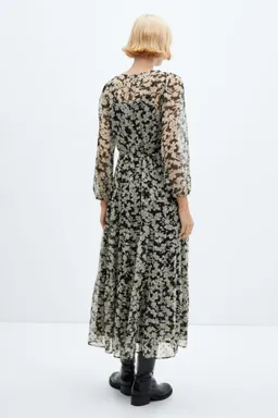 Vestido midi estampado floral de Mango en Vestidos para argentina