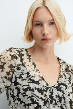 Vestido midi estampado floral de Mango en Vestidos para argentina