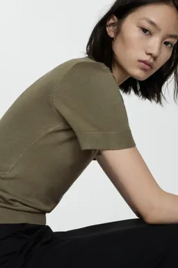 Jersey fino manga corta de Mango en Buzos y Sweaters para argentina