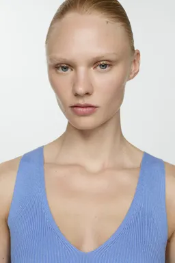 Vestido tirantes punto de Mango en Vestidos para argentina