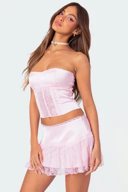 Corset lex satén encaje de Edikted en Ropa Interior y Medias para argentina