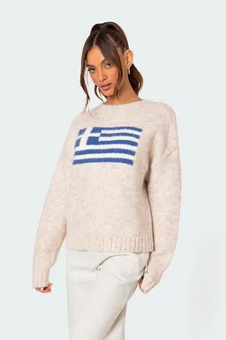 Sweater oversized punto grueso greece de Edikted en Buzos y Sweaters para argentina