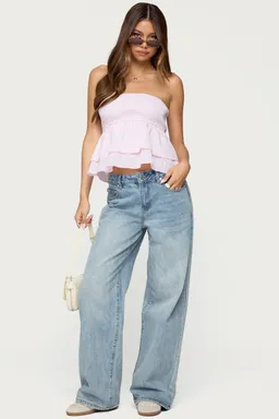 Top strapless ojal toria de Edikted en Tops para argentina