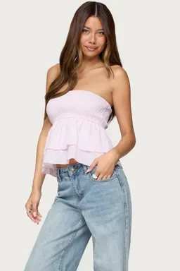 Top strapless ojal toria de Edikted en Tops para argentina