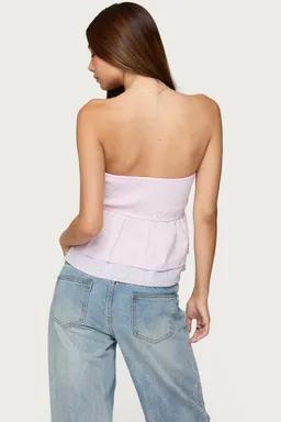 Top strapless ojal toria de Edikted en Tops para argentina