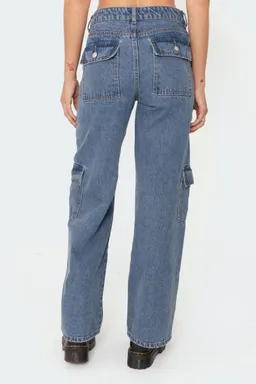 Jean cargo tiro bajo deliah de Edikted en Pantalones para argentina