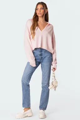 Sweater cropped oversize marcie de Edikted en Buzos y Sweaters para argentina