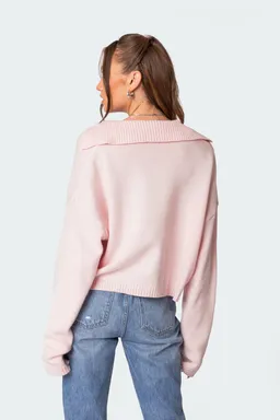 Sweater cropped oversize marcie de Edikted en Buzos y Sweaters para argentina