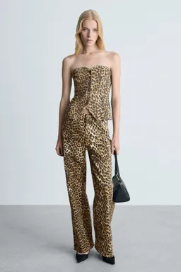 Top corsetero leopardo de Mango en Tops para argentina