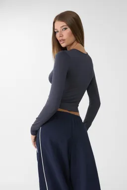 Remera poliamida manga larga de Stradivarius en Remeras para argentina