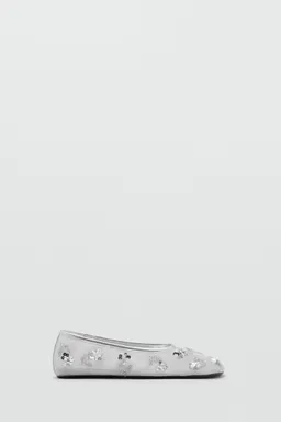 Bailarinas mesh lentejuelas bordadas de Mango en Ballerinas para argentina