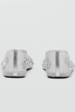 Bailarinas mesh lentejuelas bordadas de Mango en Ballerinas para argentina