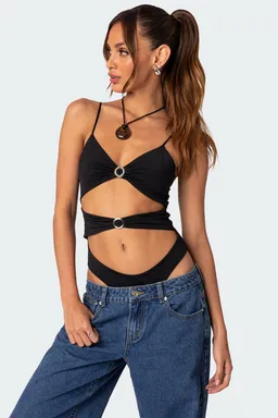Body con aberturas amethyst de Edikted en Bodies para argentina