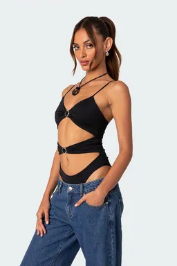 Body con aberturas amethyst de Edikted en Bodies para argentina
