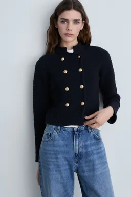 Chaqueta punto doble botonadura de Mango en Chaquetas para argentina