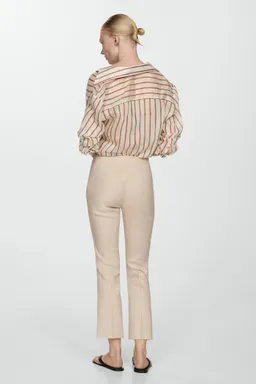 Pantalón flare lino de Mango en Pantalones para argentina