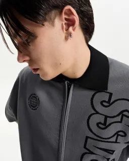 Camisa boxy estampada con cremallera de Bershka en Camisas para argentina