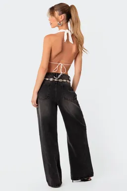 Crop top halter espalda descubierta de Edikted en Tops para argentina