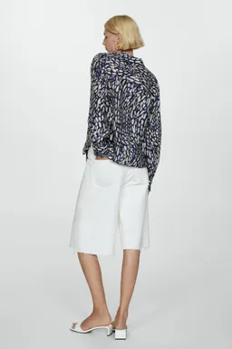 Camisa estampada lyocell de Mango en Camisas para argentina