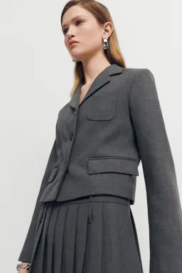 Americana crop con bolsillos de Mango en Chaquetas para argentina