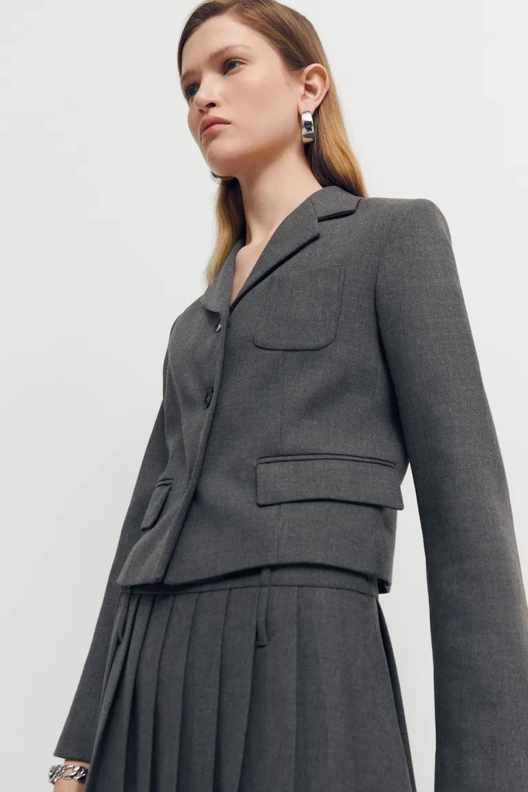 Americana crop con bolsillos de Mango en Chaquetas para argentina