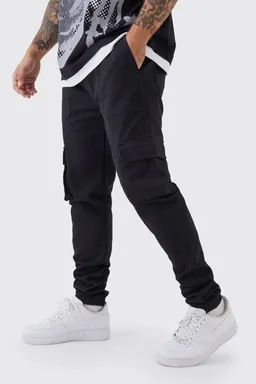Cargo skinny puño elástico de Boohooman en Pantalones para argentina