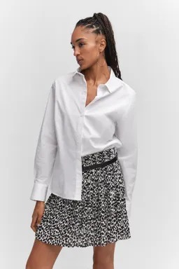 Minifalda estampada fruncida de Mango en Faldas para argentina