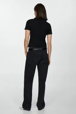 Remera algodón con textura de Mango en Camisas para argentina