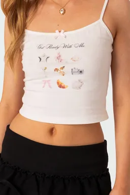 Musculosa con estampa gráfica de Edikted en Tops para argentina