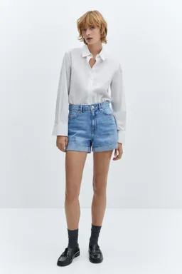 Shorts jean momfit de Mango en Shorts para argentina