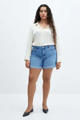 Shorts jean momfit de Mango en Shorts para argentina