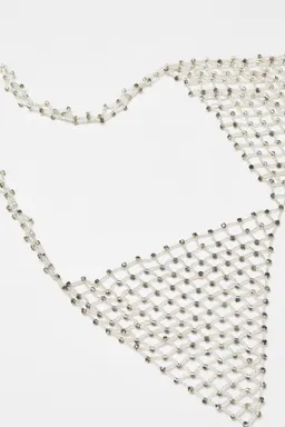 Collar cuerpo con cristales de Mango en Bijouterie para argentina