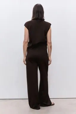 Pantalón wideleg punto fino de Mango en Pantalones para argentina