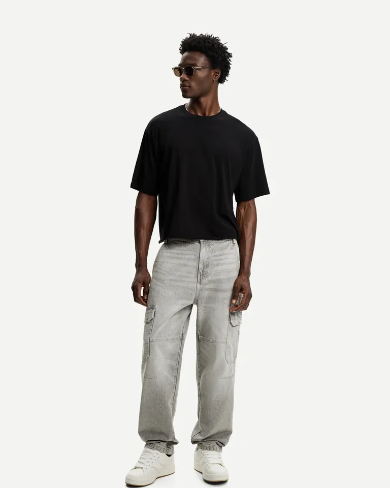 Jeans cargo holgado de Bershka en Pantalones para argentina