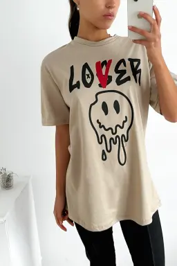 Remeron algodón oversize lover lovlosbec de Benka en Remeras para argentina